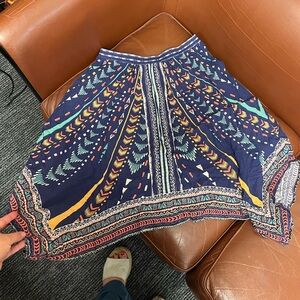 Colorful and flowy mid length skirt. Size medium. From Francesca’s.